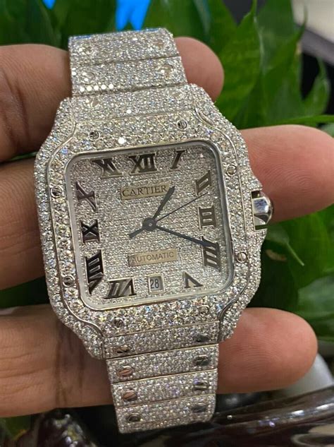 cartier iced out watches.